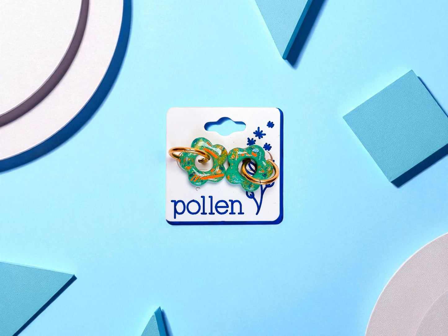 Boucles d’oreilles Fleur – Pollen