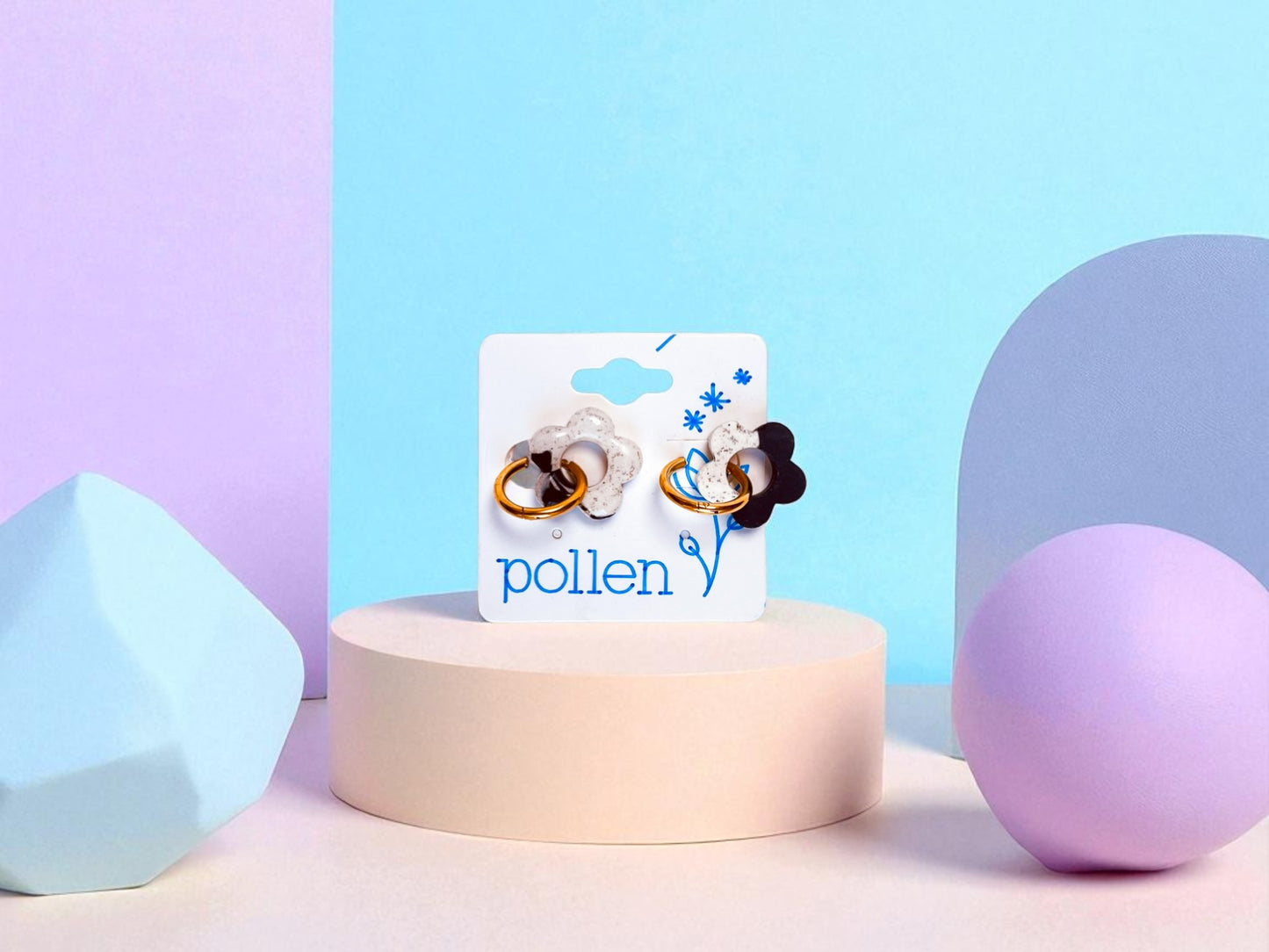 Boucles d’oreilles Fleur – Pollen