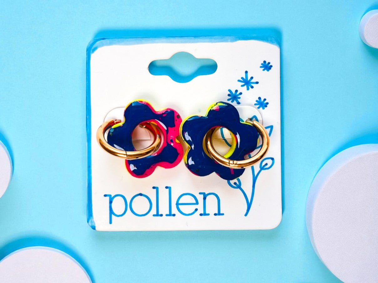 Boucles d’oreilles Fleur – Pollen