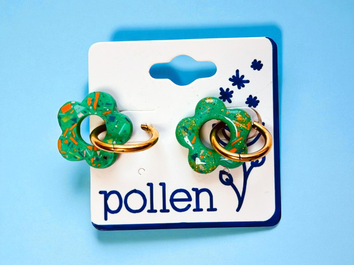Boucles d’oreilles Fleur – Pollen