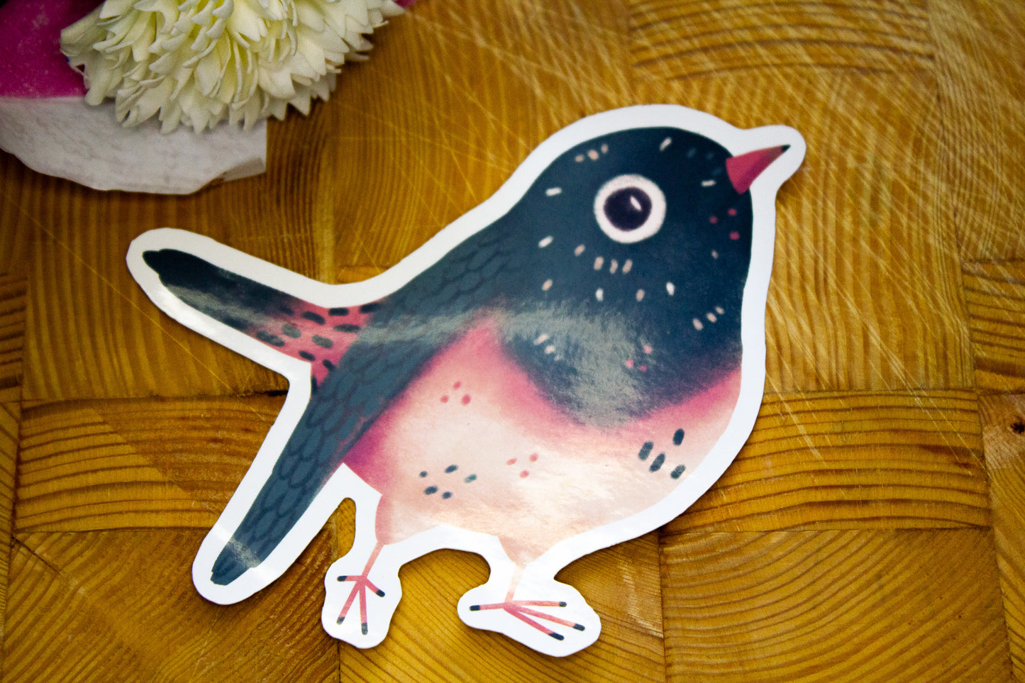 Sticker - Oiseaux : Vert foncé