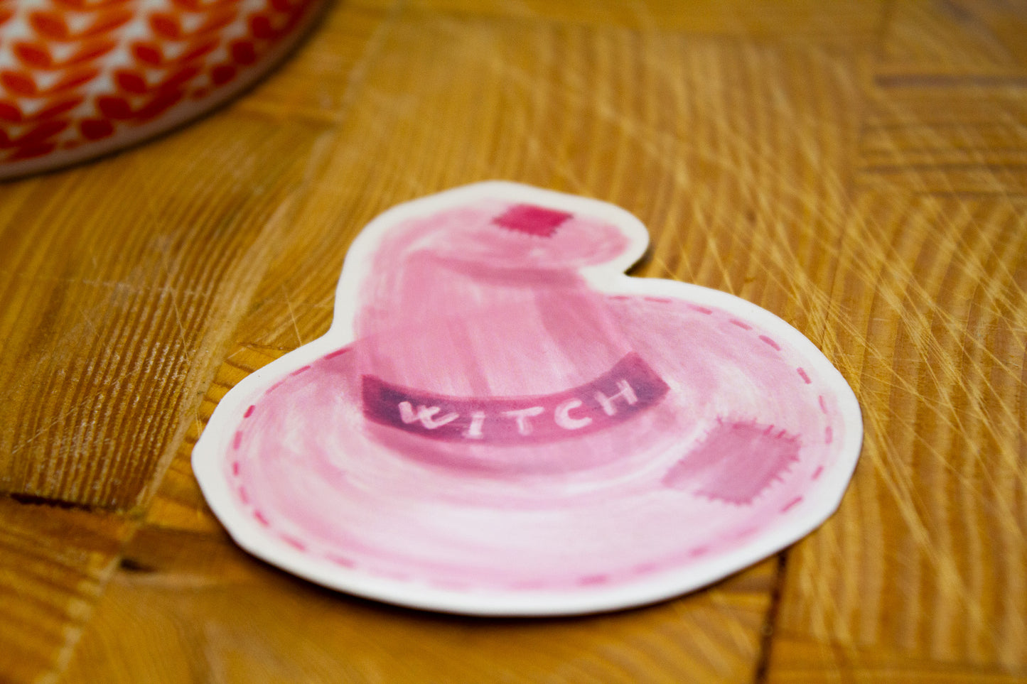 Sticker - Sorcellerie : Chapeau Rose